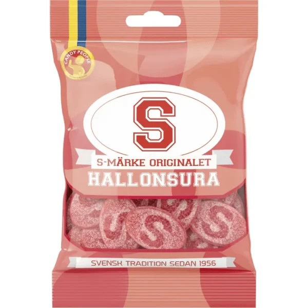 S-Märke Hallonsur 80g